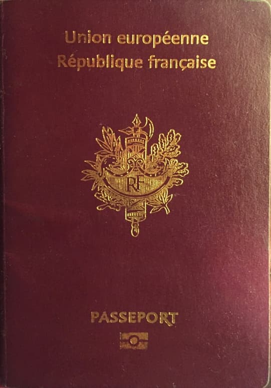 French passport cover