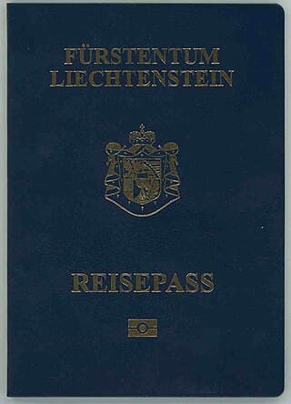 Liechtenstein passport cover