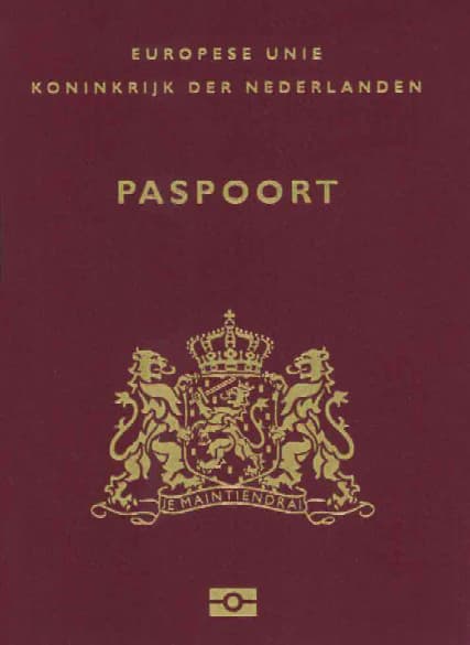 Dutch passport cover