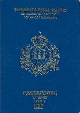 Sammarinese passport cover