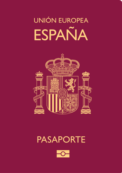 Spanish passport cover