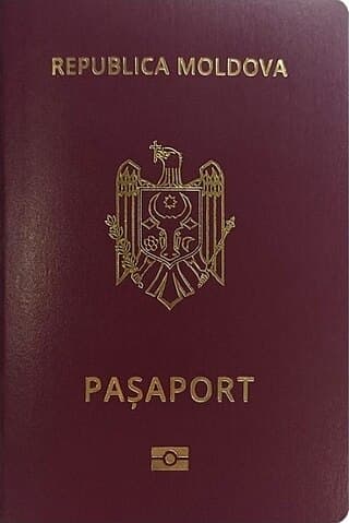 Moldovan passport cover