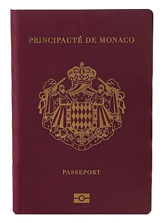 Monégasque passport cover