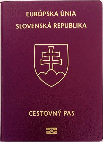 Slovak passport cover